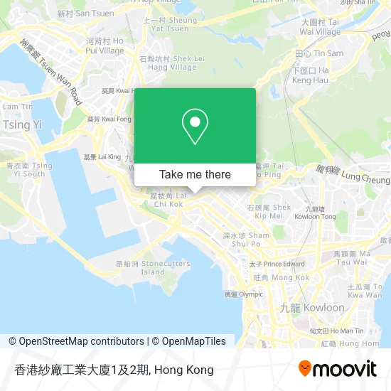 香港紗廠工業大廈1及2期 map