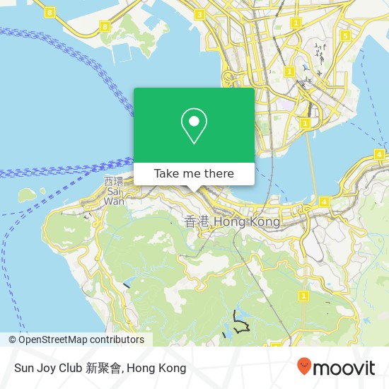 Sun Joy Club 新聚會 map