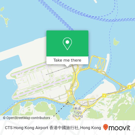 CTS Hong Kong Airport 香港中國旅行社 map