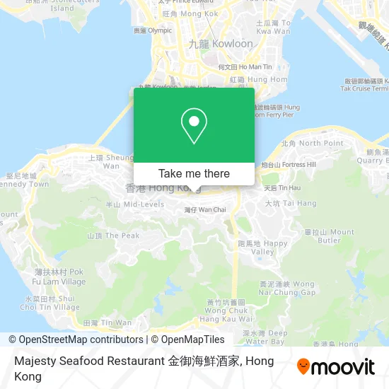Majesty Seafood Restaurant 金御海鮮酒家 map