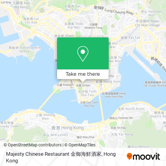 Majesty Chinese Restaurant 金御海鮮酒家 map