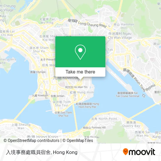 入境事務處職員宿舍地圖