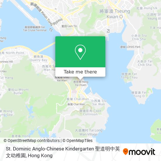 St. Dominic Anglo-Chinese Kindergarten 聖道明中英文幼稚園 map