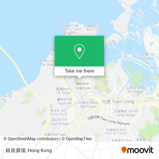銀座廣場 map