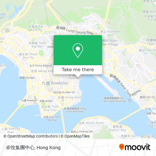 卓悅集團中心地圖