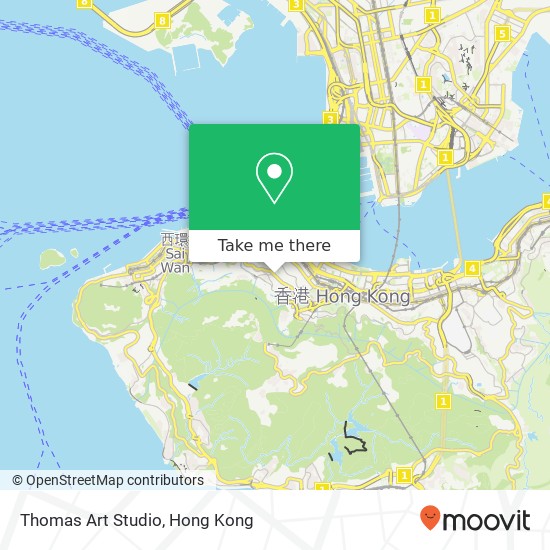 Thomas Art Studio map
