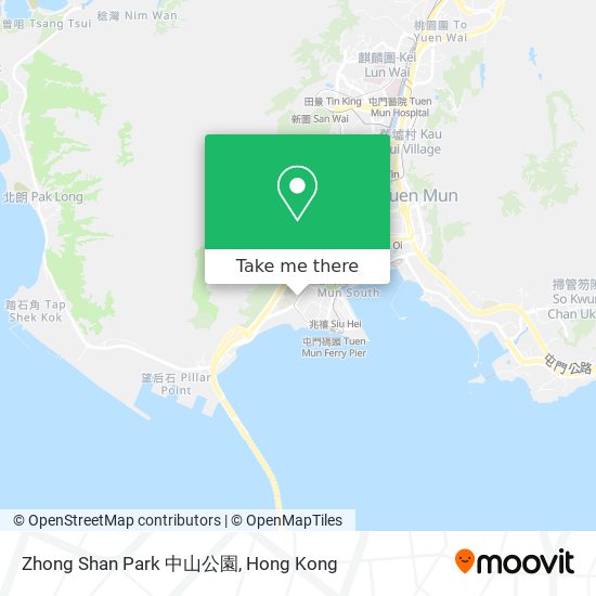 Zhong Shan Park 中山公園 map