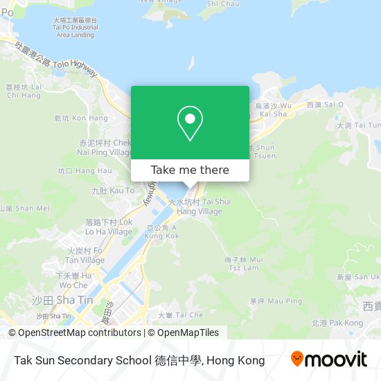Tak Sun Secondary School 德信中學 map