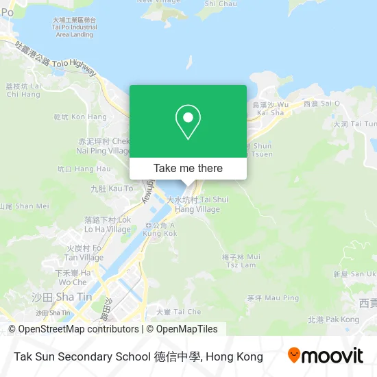 Tak Sun Secondary School 德信中學 map