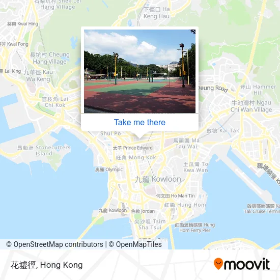 花墟徑 map