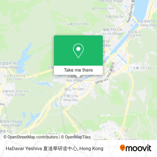 HaDavar Yeshiva 夏達華研道中心 map