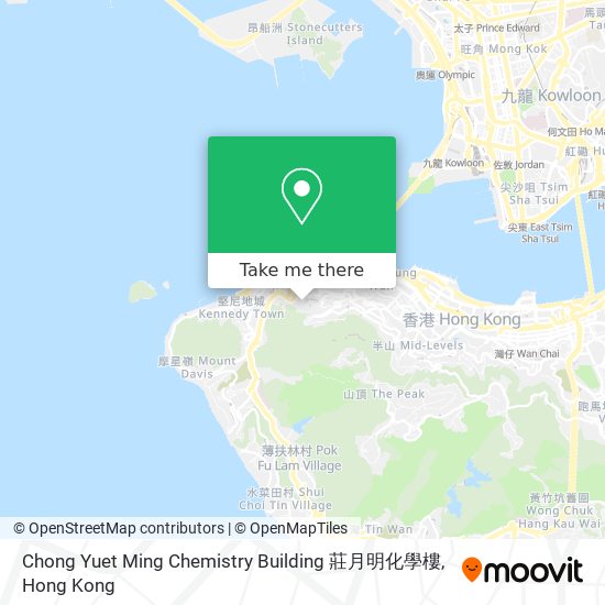 Chong Yuet Ming Chemistry Building 莊月明化學樓 map