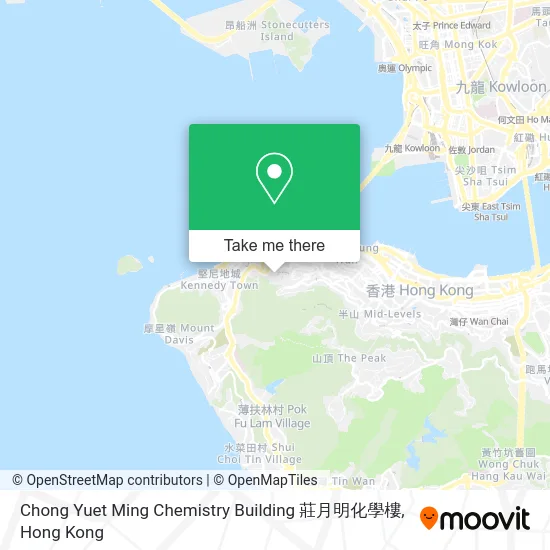 Chong Yuet Ming Chemistry Building 莊月明化學樓 map