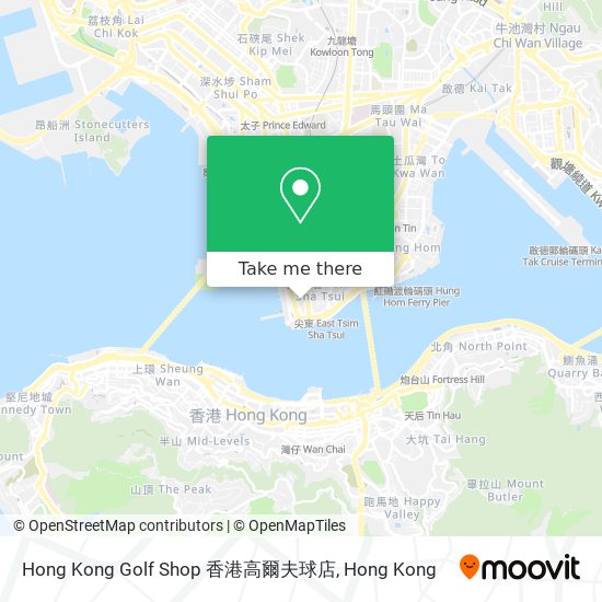 Hong Kong Golf Shop 香港高爾夫球店 map