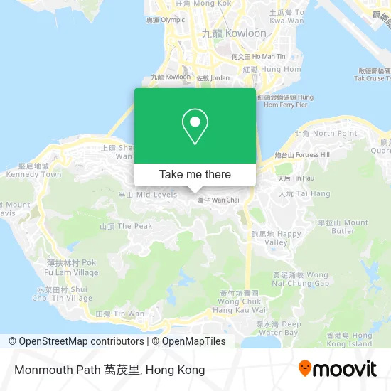 Monmouth Path 萬茂里 map