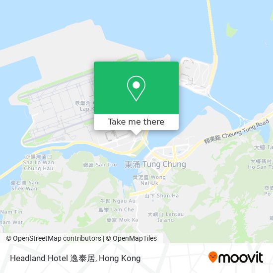 Headland Hotel 逸泰居 map