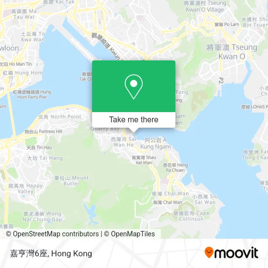 嘉亨灣6座地圖