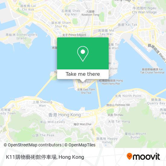 K11購物藝術館停車場地圖