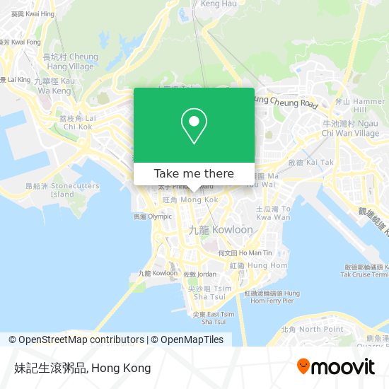妹記生滾粥品 map