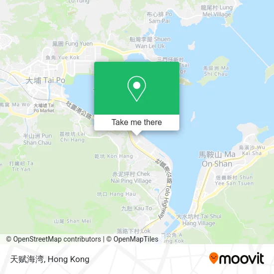 天赋海湾 map