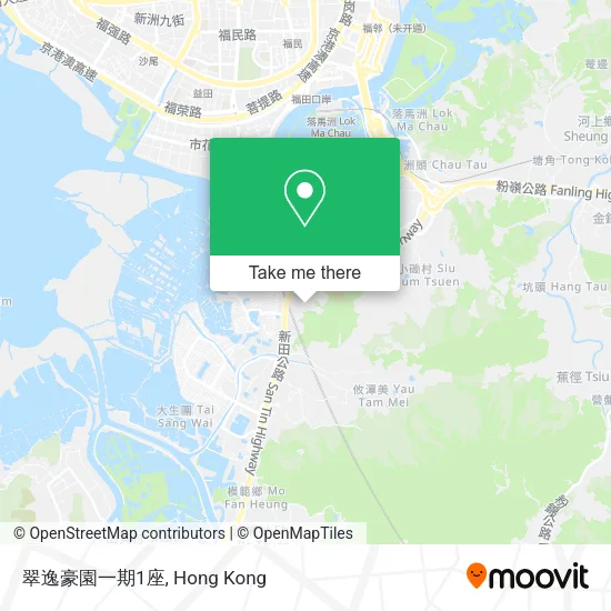 翠逸豪園一期1座 map