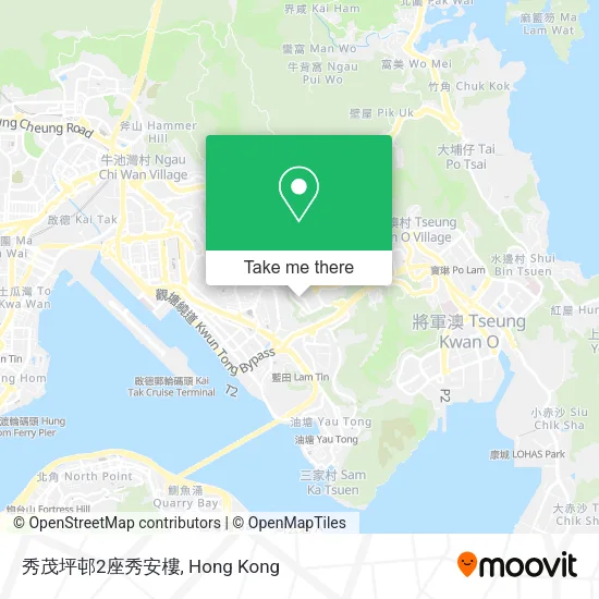 秀茂坪邨2座秀安樓地圖