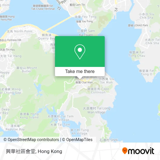興華社區會堂地圖