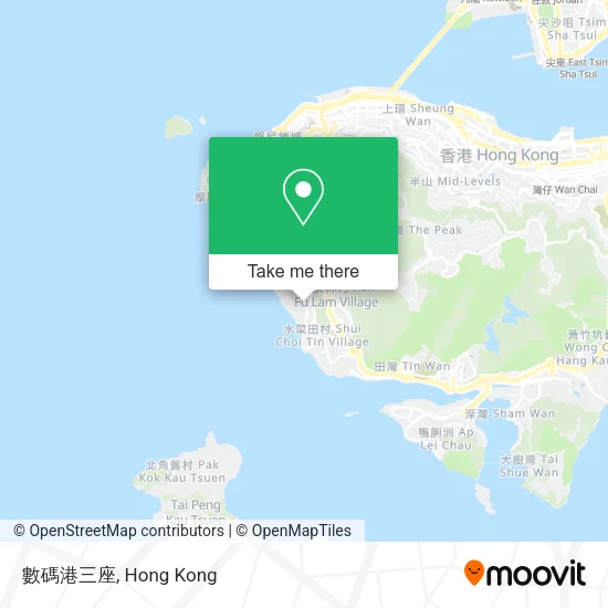 數碼港三座地圖