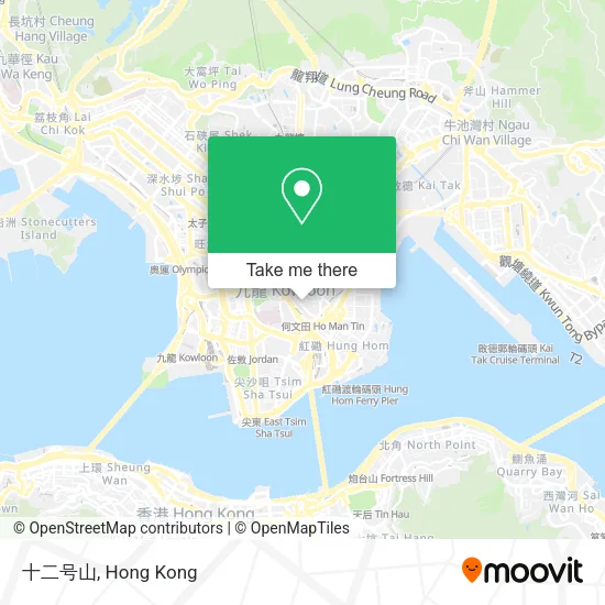 十二号山地圖