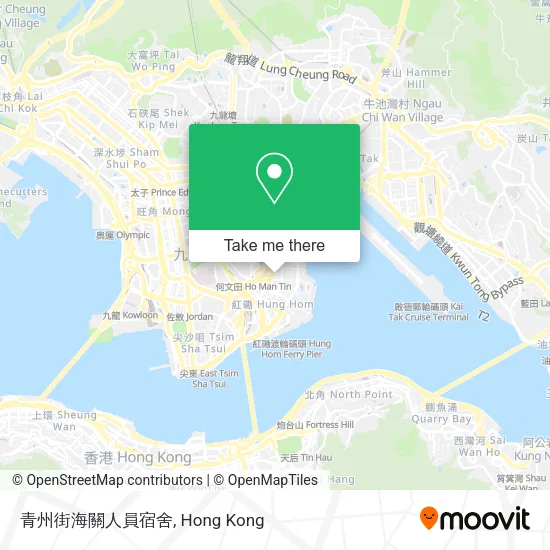青州街海關人員宿舍地圖