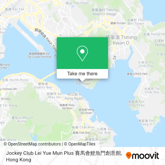 Jockey Club Lei Yue Mun Plus 賽馬會鯉魚門創意館 map