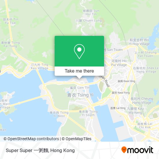 Super Super 一粥麵 map
