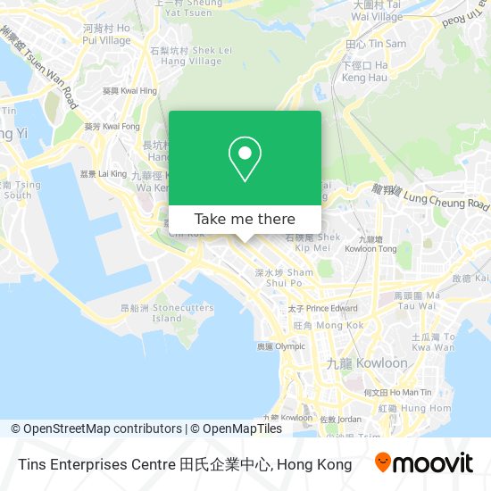 Tins Enterprises Centre 田氏企業中心 map