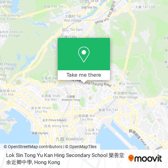 Lok Sin Tong Yu Kan Hing Secondary School 樂善堂余近卿中學 map