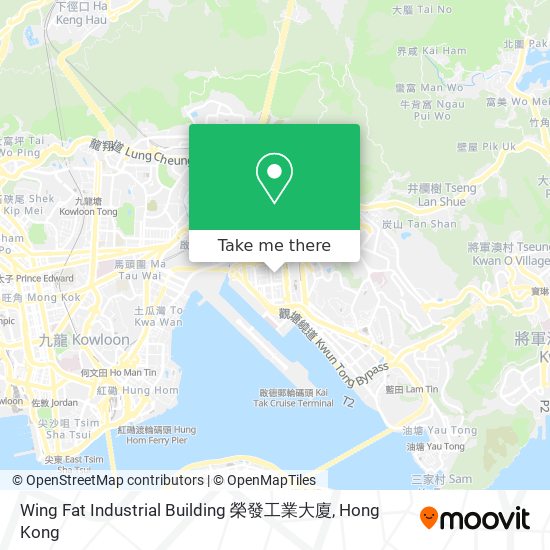 Wing Fat Industrial Building 榮發工業大廈地圖