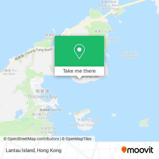 Lantau Island map