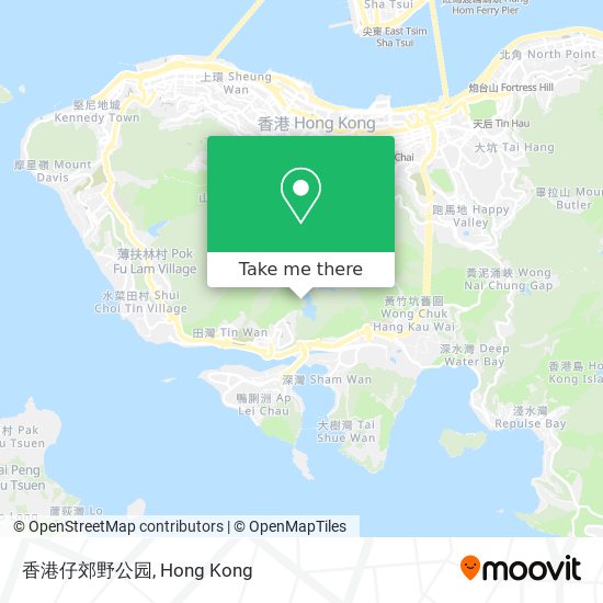 香港仔郊野公园 map