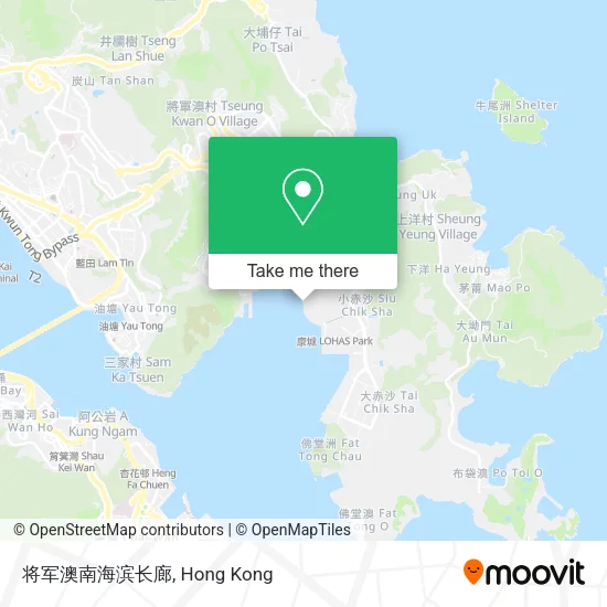 将军澳南海滨长廊地圖