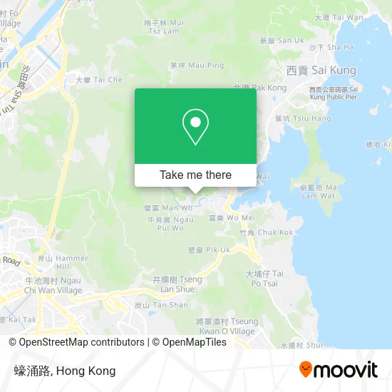 蠔涌路 map