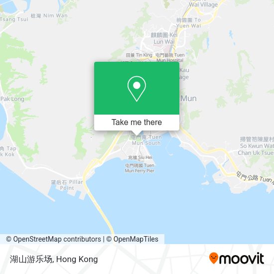 湖山游乐场地圖