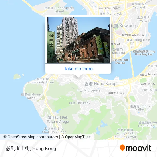 必列者士街 map