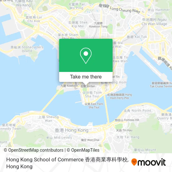 Hong Kong School of Commerce 香港商業專科學校地圖