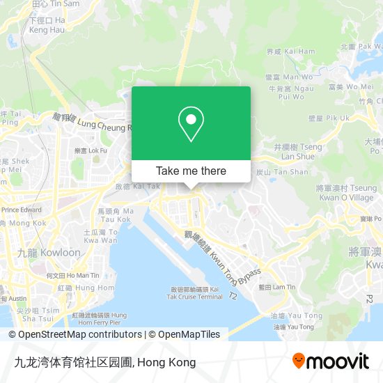 九龙湾体育馆社区园圃 map