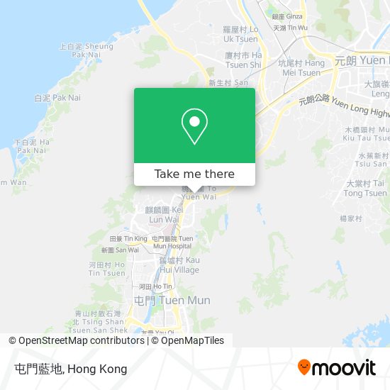 屯門藍地 map