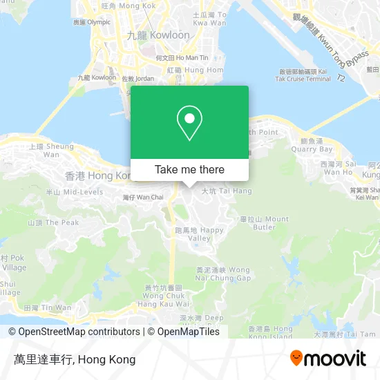 萬里達車行 map