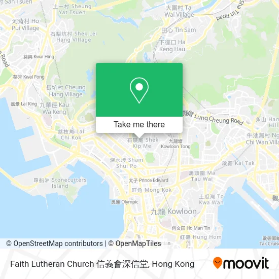 Faith Lutheran Church 信義會深信堂 map