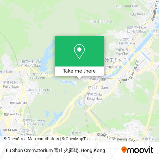 Fu Shan Crematorium 富山火葬場 map