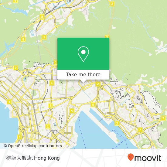 得龍大飯店 map