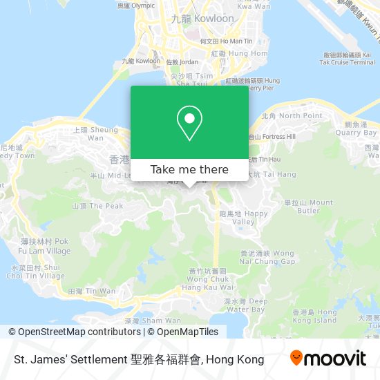 St. James' Settlement 聖雅各福群會 map