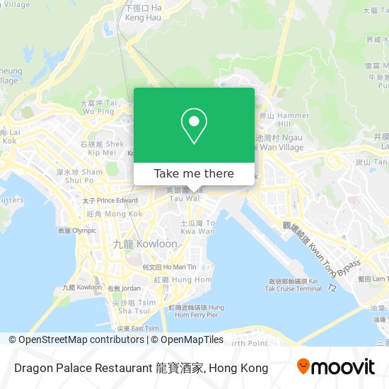 Dragon Palace Restaurant 龍寶酒家 map